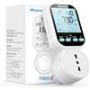 Maxcio Misuratore Consumo Elettrico, Maxcio Misuratore Corrente con Schermo LCD, Spina Italiana 16A, Retroilluminazione, Misuratore di Potenza con Protezione da Sovraccarico, Massima 3680W - Nuovo Look