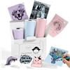Memoking T02/M02L/Q02E/M02/M02X Carta Termica Rosa/Verde chiaro/Viola