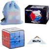 Oostifun 2024 MoYu WeiLong WRM V10 3x3 Magic Cloth M versione 3x3 55.5 mm Speed Magic Puzzle Cube Stickerless MY8294 con supporto e custodia