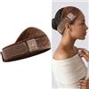Dreamlover Fascia Allargata per Parrucca, Fascia Regolabile per Trattenere la Parrucca, Marrone, 1 Pezzi