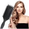Atsmoce 2024 Nuovo Bounce Defining Curl Spazzola, Spazzola Bounce Defining Curly Brush, Curl Defining Brush, Spazzola per Capelli Ricci Setole Cinghiale (A)