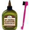 Générique Olio per capelli naturale premium con olio di ricino da 7,1 once/210 ml + RED by Kiss: fissatore per bordi 3 in 1