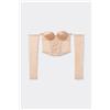 Tezenis Reggiseno Bra Top Manica Lunga Divine Nudes Donna Naturale