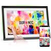 Duronic PF2A BK Cornice Digitale da 10,1 Pollici Frameo Cornice Elettronica Touch Screen con Schermo IPS Memoria 32 GB, Wi-Fi e USB-C Nero