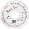 Berisfords 3501 Nastro Double-Face in Raso 20 m x 10 mm, Nero