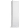 Yellowshop Yellow shop - Armadio Colonna Multiuso Salvaspazio con 7 Ripiani regolabili - Mobile Alto a 1 Anta per Cucina, Bagno, Ingresso o Lavanderia - Made in Italy diversi colori (Bianco)