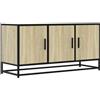 Generico Mobile TV Rovere Sonoma 100x35x50 cm Legno Multistrato Metallo,kangqiling848830