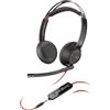 POLY Cuffie Blackwire 5220 CUFFIE PC, Nero