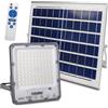 EXTRASTAR Proiettore LED solare 200W con telecomando, luce bianca fredda 6500K, 20000LM, impermeabile IP67, adatto per esterni, giardino, cortile