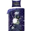 Halantex NARUTO SHIPPUDEN Set Letto Kakashi Hatake - Copripiumino reversibile 140x200cm con federa 70x90cm - 100% Poliestere Multicolore