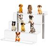 CECOLIC Espositore Acrilico Trasparente, Espositore Alzata per Figure Pop, Cupcake, Dessert, Rossetto, Smalto per Unghie - 22,8 x 21 x 17,3 cm (Piccolo, Confezione da 1)