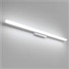 Klighten Lampada LED da Specchio Bagno 20W 90cm, IP44 Applique da Specchio Bagno Moderno, Luce Bagno Parete, 1300 Lumen, 110-240V, Bianca Fredda 6000K