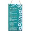 CARISPIBET La Mamma è la cosa più bella che c'è | decorazioni per la casa cartelli di cucina cartelli per la decorazione domestica 30 x 15 cm