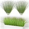 RXKFIGX 12 pianteartificiale decorate, erbe e arbustiartificiale per esterni, resistenti ai raggi UV, per piante, verdi, arbusti per casa, giardino, vaso di fiori