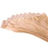 hair2heart Just Beautiful Hair - 30 x 2.5 g Fasce Adesive Capelli Veri Remy Indiani, 50cm - #12 biondo miele, 1x30 ciocche