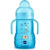 MAM Istruzioni in Lingua Straniera - Mam Biberon Transition-220 Ml, 4 + Mesi, Colore Blu
