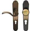 Alpertec Porta Alpertec vienedal - LS ottone brunito per casa un corridoio porte NP DIN destra pulsante set maniglia porta guarnizioni, 32212393