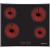 GLEM GAS S.P.A. Glem Piano cottura Gth64tcix2 nero