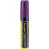 SECURIT - Pennarello a Gesso Liquido - Punta Grande 7-15 mm - Colore Viola | Cancellabile con panno umido - Resistente alla pioggia leggera - Inodore e atossico
