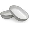 SureFeed Sure Petcare SureFeed - Set di 2 ciotole con guarnizione integrata, compatibile con Sure Petcare SureFeed Microchip, funziona per alimenti umidi e secchi, mantiene il cibo fresco, grigio