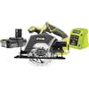 Ryobi R18CSP-120S 18V ONE+ Kit di avviamento per sega circolare senza fili (1 x 2,0 Ah)