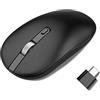 cimetech Wireless Mouse, usb c mouse per computer portatile USB C Mouse cordless sottile e silenzioso con ricevitore di tipo C Compatibile con PC, laptop, MacBook e tutti i dispositivi di tipo C