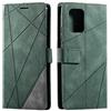 SONWO Cover per Galaxy S10 Lite, Flip Caso in PU Pelle Case Cover Portafoglio Custodia per Samsung Galaxy S10 Lite, [Kickstand] [Slot per Schede], Verde