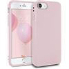 MyGadget Cover per iPhone SE 2022 | 2020 | 7 | 8 - Custodia Protettiva in Silicone Morbido - Case TPU Flessibile - Ultra Protezione Antiurto - Rosa pallido