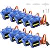 Binghe Micro Kit Binghe 10 Pezzi 9G Servo Mini Servomotore per piccolo RC Elicottero/droni RC/Robot Braccio/Mano compatibile con Arduino