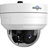 Hiseeu 4K Telecamera IP POE Esterno Cupola con Ethernet,Rilevamento Movimento, 360° PT Videocamera Sorveglianza Antivandalo,Visione Nottura IR 30m, Accesso Remoto,Audio 2 Voies Compatible POE Kit