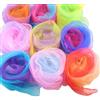 smatime 10 Pezzi Foulard Colorati, Sciarpe Danza per Bambini,Foulard Giocoleria Set, Giochi Circensi,Sciarpe di Giocoleria Bambini Festa SpettacoloGioco Decorazione Accessorio - 60 x 60cm