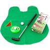 Relaxdays GIOCO da GOLF per TOILETTE set da 6 pezzi mazza da golf regalo scherzo