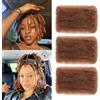 XIIMENALU Afro Kinky Curly Braiding Bulk Hair For Mini Twists Afro Kinkys Bulk Synthetic Hair Cuban Twist Hair Soft Locs Micro Spring Twist For Dreadlocks Loc Repair (30#, 8 Inch (Pack of 3))