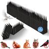 Ceboic 12 Pezzi Dissuasori per Piccioni Plastica, Repellente per Uccelli, Dissuasori per Gatti, Spuntoni per Piccioni da Esterno, Scaccia Piccioni per Balcone Finestra Terrazza Recinzione Giardino (Nero)