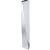 Alessi Crevasse ZH01 - Vaso per Fiori di Design in Acciaio Inox, Lucido