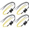 Gebildet 4pezzi 25W 10Ω LED resistori di carico LED indicatori di direzione resistore lampeggiatore adattatore correzione errore flash per indicatori di direzione a LED luci targa a LED