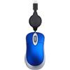 Gubyxg Mouse a filo Type-c Mouse retrattile allungabile 1000DPI ottico piccolo mini per i viaggi (Blue)