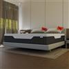 OlimpoFLEX Pascià | Materasso Matrimoniale 160x195 in Memory Foam Altezza 30 cm Ortopedico a 1600 Molle Insacchettate a 7 Zone con Fodera Sfoderabile e 2 Cuscini in Omaggio - Made in Italy 100%