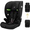 Osann Lupo seggiolino per bambini, taglia i-Size da 76 a 150 cm, seggiolino auto senza Isofix, cintura a 3 punti, colore nero