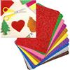XREE 20 Fogli Gomma EVA Glitterata A4, 2 mm Gomma Crepla Glitter Fogli Carta Glitterata Colorati per Fai Da Te Artigianato Artigianato Scrapbooking（20 x 30 cm）