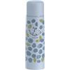 Suavinex, Thermos liquido per bebè, in acciaio inox, con chiusura ermetica, per bevande calde e fredde, 500 ml, motivo mirtillo, colore blu