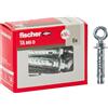 Fischer 6 Pz. Tasselli in Acciaio TA M6 con Occhiolo, Diametro 10 mm, Vite M6, Bulloni di Espansione, 71254