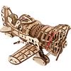 UGEARS Modellino Aereo in Legno d'Epoca - Aeroplano Mad Hornet Modellino Aereo del 1930 da Assemblare - Puzzle 3D Fai da te in Legno - Modellino da Costruire per Adulti e Bambini - Puzzle in Legno