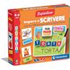 Clementoni Sapientino Montessori - Imparo a Scrivere, Gioco Educativo Bambini 4-6 Anni, Lavagnette Riscrivibili per Sviluppare Scrittura e Vocabolario, Made in Italy, Lingua Italiana, 16859