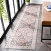 Carvapet Lavabile Tappeto Corridoio 60x240cm Antiscivolo Tappeti Runner Passatoia Lungo Sottile Rosa Tappeti di Zona per Camera da Letto Soggiorno Cucina