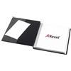 Rexel Nyrex Slimview - Portalistino formato A4, 50 tasche, colore: Nero