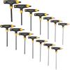 GearWrench 83514 Set di Chiavi Esagonali con Maniglia a T SAE/Metriche, 14 pezzi