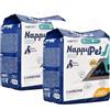 AQPET Tappetini igienici assorbenti con Carboni Attivi per Cane Traverse per Animali Domestici Cuccioli Anti Odore, 60x60 cm, 100 Pezzi