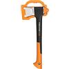 Fiskars Ascia da spacco 1,1 kg, 44 cm, Rivestimento Antiaderente, Acciaio/Plastica con Fibra di Vetro, Nero/Arancione, X11-S, 1015640