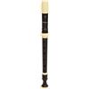 Chord DBR7-BC - Flauto dolce soprano con diteggiatura barocca, colore: nero e panna